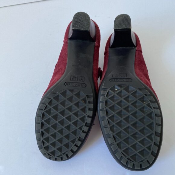 Aerosoles Momento Suede Mary Jane Pumps Burgundy - Picture 12 of 13